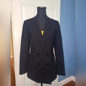 Theory Doublebreasted Long Blazer